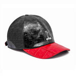 Mauri H65 Baby Crocodile / Embossed Patent Cap Black / Red