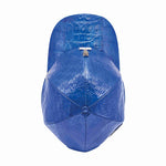 Mauri H65 Baby Crocodile / Embossed Patent Cap Royal Blue