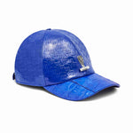 Mauri H65 Baby Crocodile / Embossed Patent Cap Royal Blue