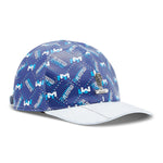 Mauri H65 Baby Crocodile / Patent Hat White / M Shade Print Blue