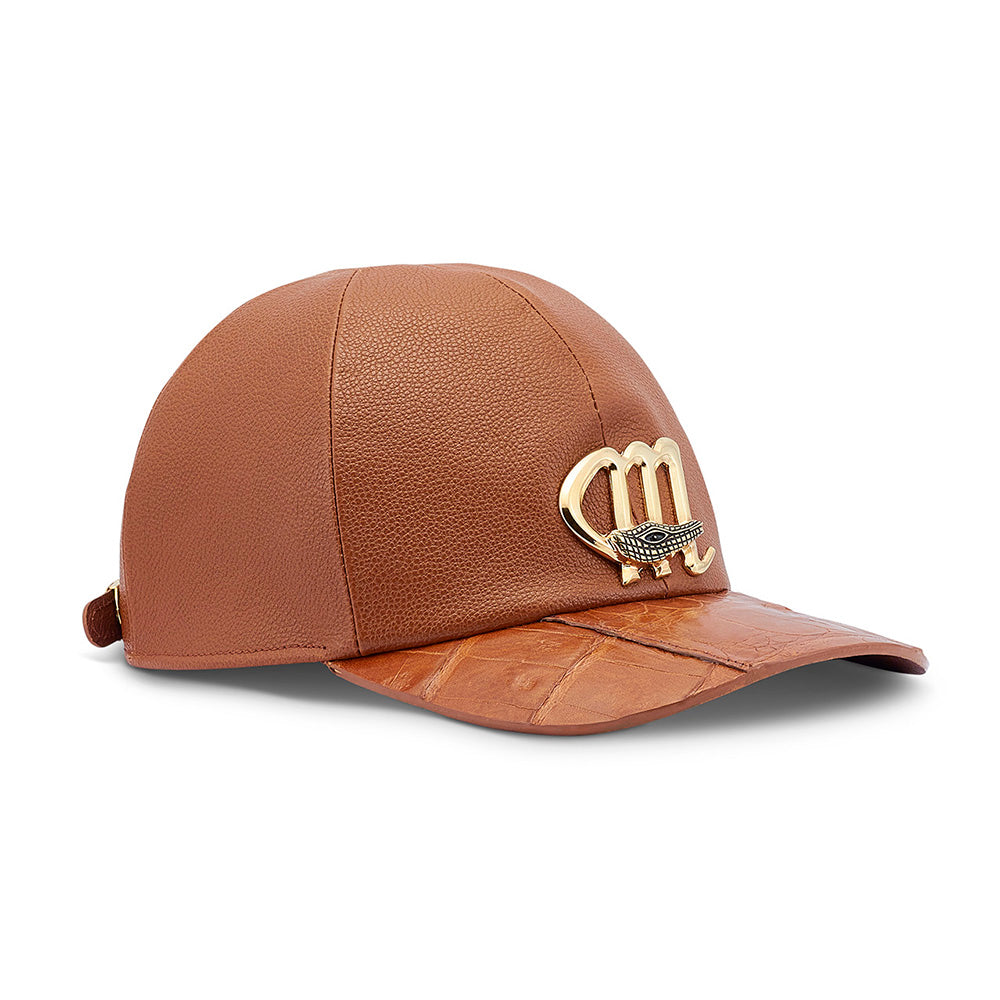 Mauri H65 Baby Crocodile / Time Hat Cognac
