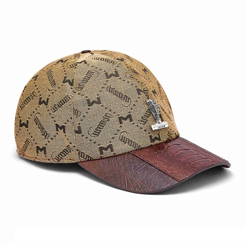 Mauri H65 Ostrich Leg / Fabric Cap Rust / Taupe