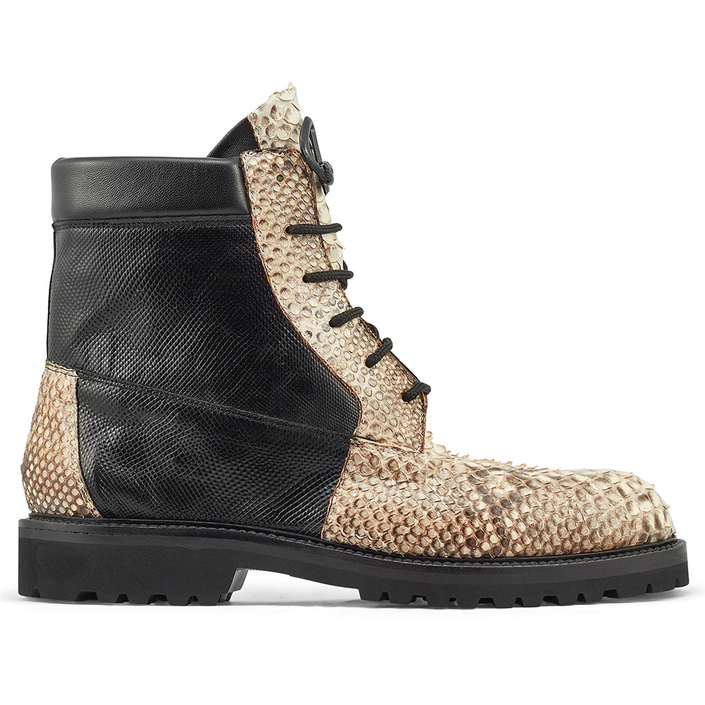 Mauri Hawk 4949/1 Python & Karung Boots Natural / Black