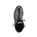 Mauri Hunter 3017/1 Body Alligator & Ostrich Leg Boots Black