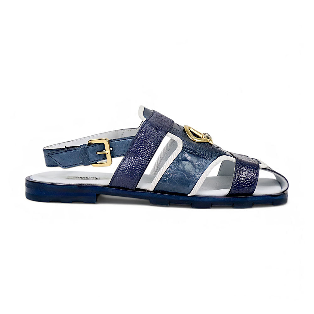 Mauri Jamaica 5191 Ostrich Leg Sandals Caribbean Blue/Wonder Blue