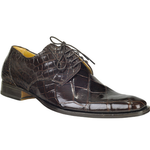 Mauri M508 Baby Alligator Derby Shoes Rust
