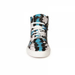 Mauri M726 Toga Python Embossed Sneakers Blue / Black / White (Special Order)
