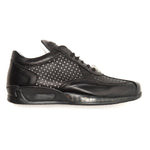 Mauri Cherry M770 Nappa & Crocodile Sneakers Black