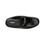 Mauri Messere 3136 Crocodile & Nappa Loafers Black