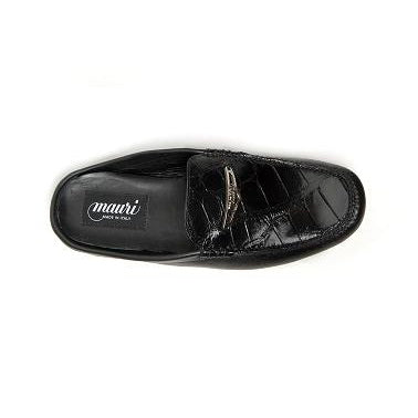 Mauri Messere 3136 Crocodile & Nappa Loafers Black
