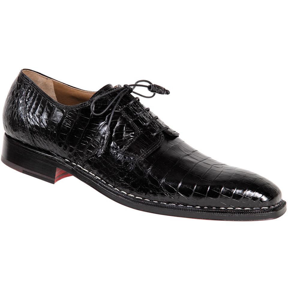 Mauri 1024 Alligator Dress Shoes Black