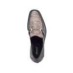 Mauri 4800/2 Iguana & Python Loafers Black / Med Grey