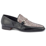 Mauri Priest 4800/2 Iguana & Python Loafers Black / Med Grey