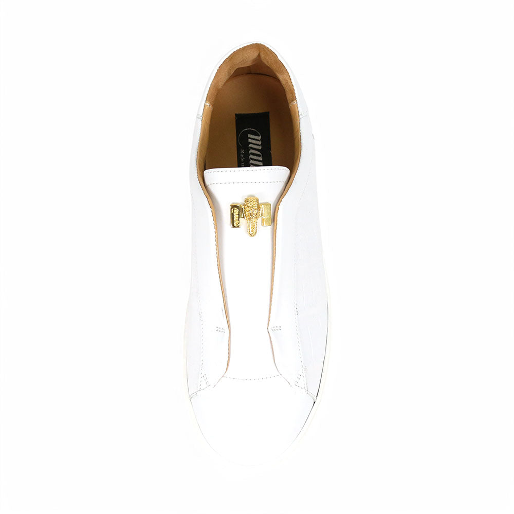 Mauri Regata 8478/14 Nappa/Baby Crocodile Sneakers White