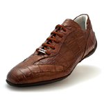 Mauri Selva 8673 Alligator Sneakers Tobacco