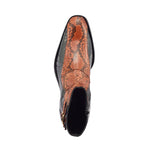 Mauri 3081 Python & Ostrich Leg Boots Black / Gold