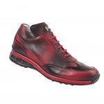 Mauri 8655/1 Airwaves Crocodile & Nappa Sneakers Black Red