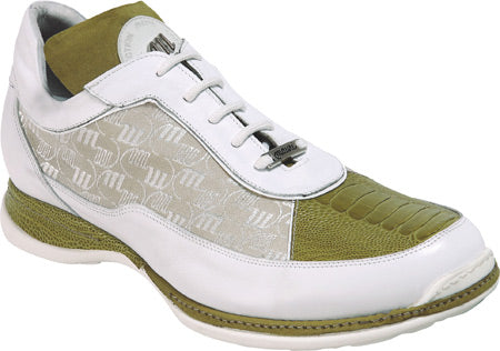Mauri 8691 Mania Crocodile & Nappa Sneakers Apple Green