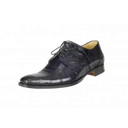 Mauri Falco M508 Alligator Shoes Black