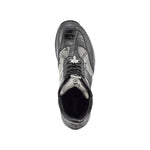Mauri Signature 8430 Ostrich Leg / Baby Croc & Mauri Fabric Sneakers Black / Grey