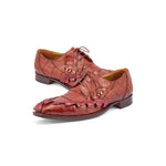 Mauri 3094 Hornback Tail & Baby Croc Shoes Gold