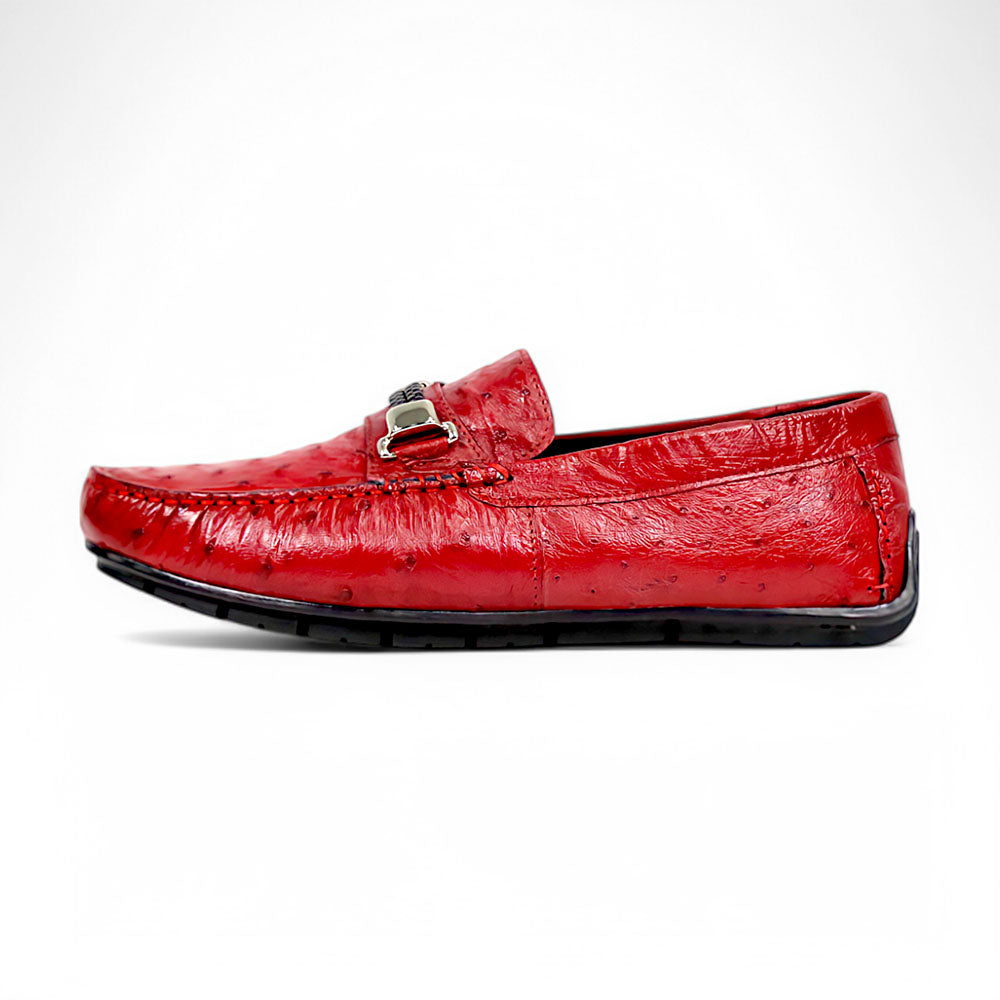 Mauri Sprinter 3517/5 Ostrich Loafers Campari