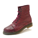 Mauri Tempo M761 Nappa & Crocodile Boots Burgundy