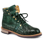 Mauri Tracker 4986 Body Alligator & Ostrich Leg Boots Hunter Green