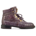 Mauri Tracker 4986 Body Alligator & Ostrich Leg Boots Med Grey