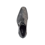 Mauri Two Face 4975/2 Body Alligator & Matahari Fabric Shoes Black / White