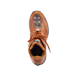 Mauri 8405/1 Ostrich Leg & Hornback Tail Sneakers Mustard / Olive