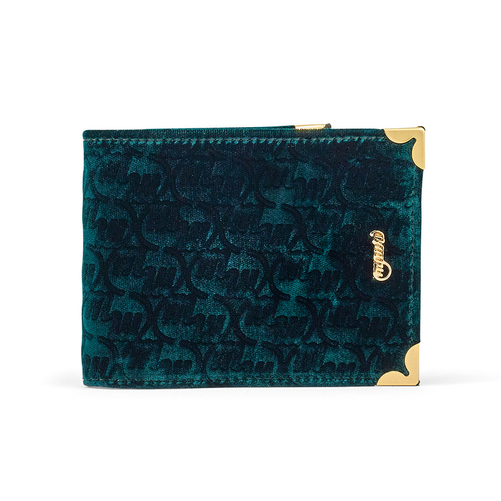 Mauri W2 Velvet Wallet Hunter Green