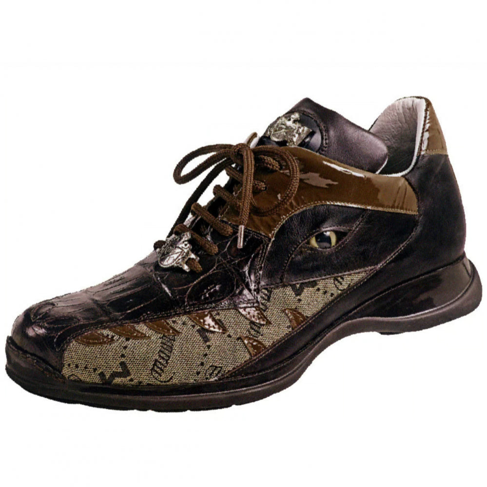 Mauri 8770 Louisiane Baby Croc Sneakers Taupe / Brown / Camel (Special Order)