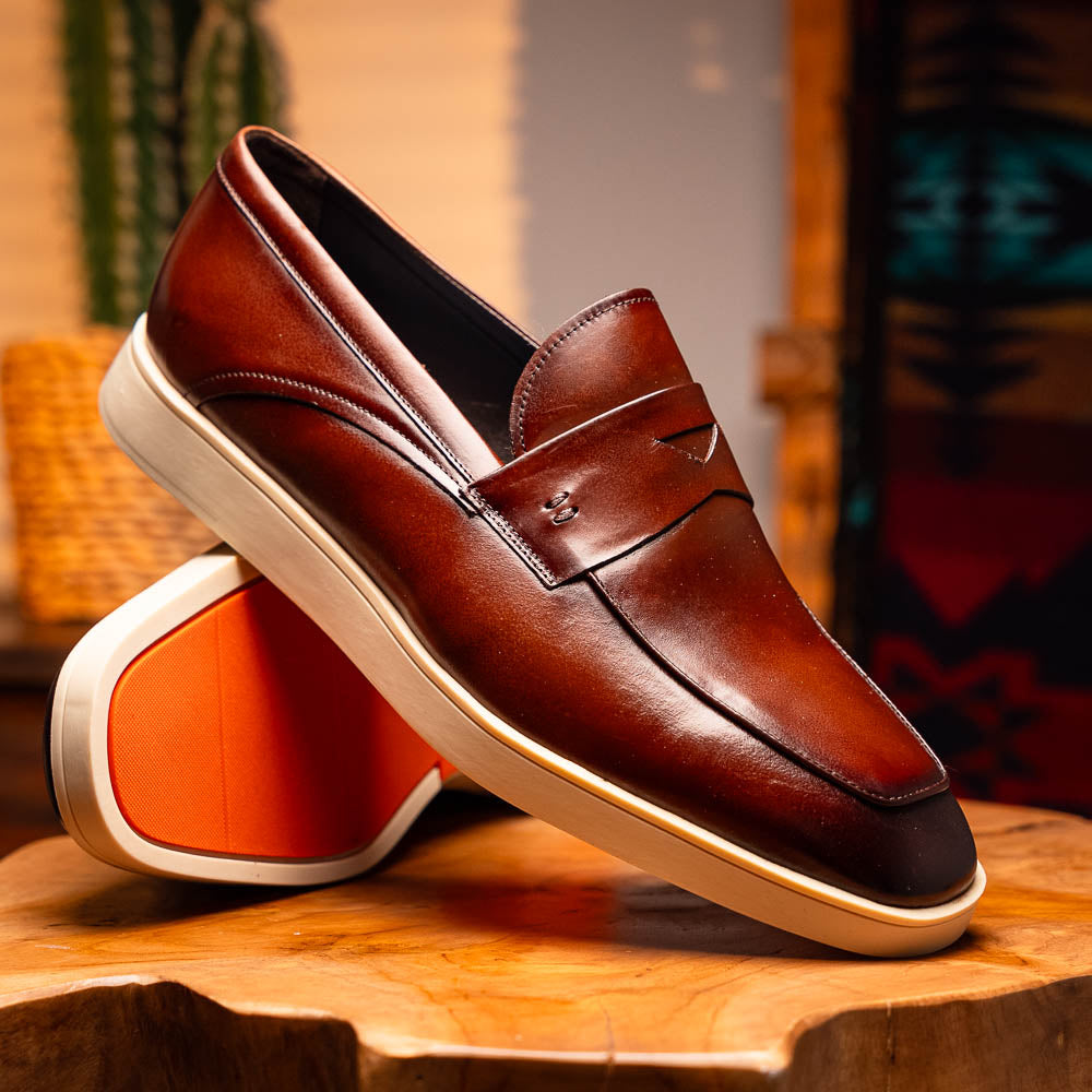 Belvedere Studio Maurizio Penny Loafer Hybrid Sneaker Cognac