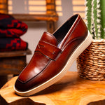 Belvedere Studio Maurizio Penny Loafer Hybrid Sneaker Cognac
