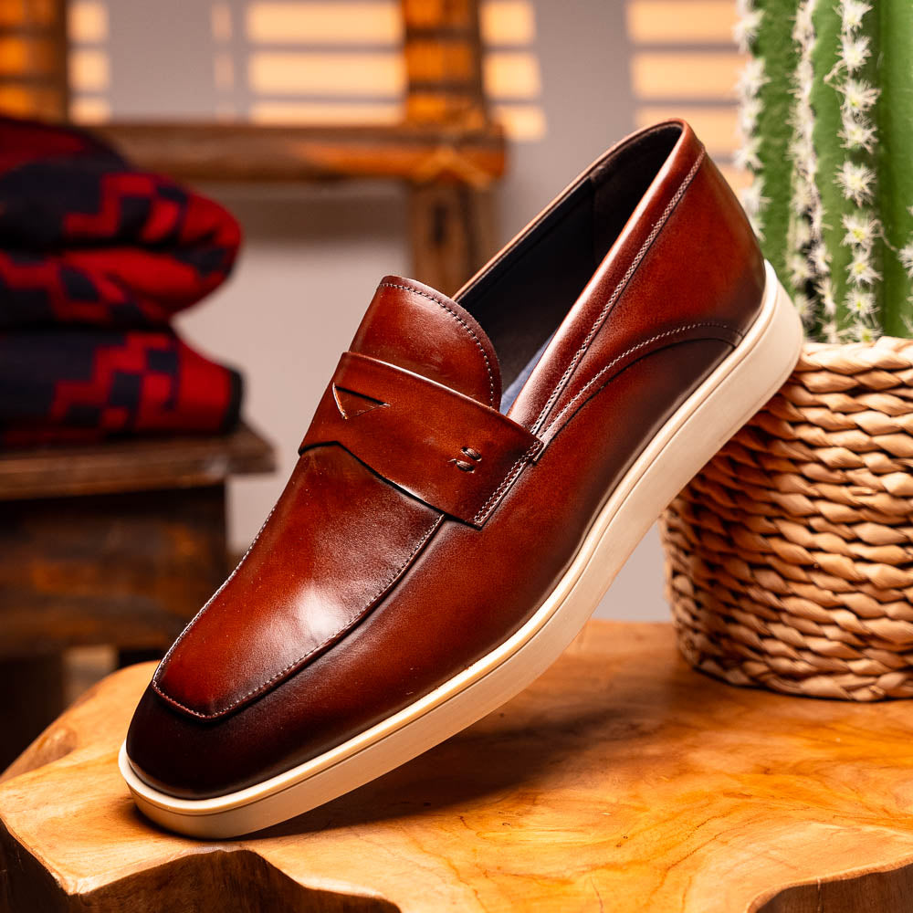 Belvedere Studio Maurizio Penny Loafer Hybrid Sneaker Cognac