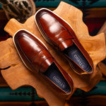 Belvedere Studio Maurizio Penny Loafer Hybrid Sneaker Cognac