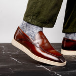Belvedere Studio Maurizio Penny Loafer Hybrid Sneaker Cognac