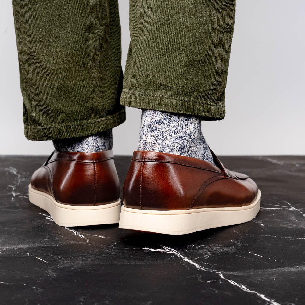 Belvedere Studio Maurizio Penny Loafer Hybrid Sneaker Cognac