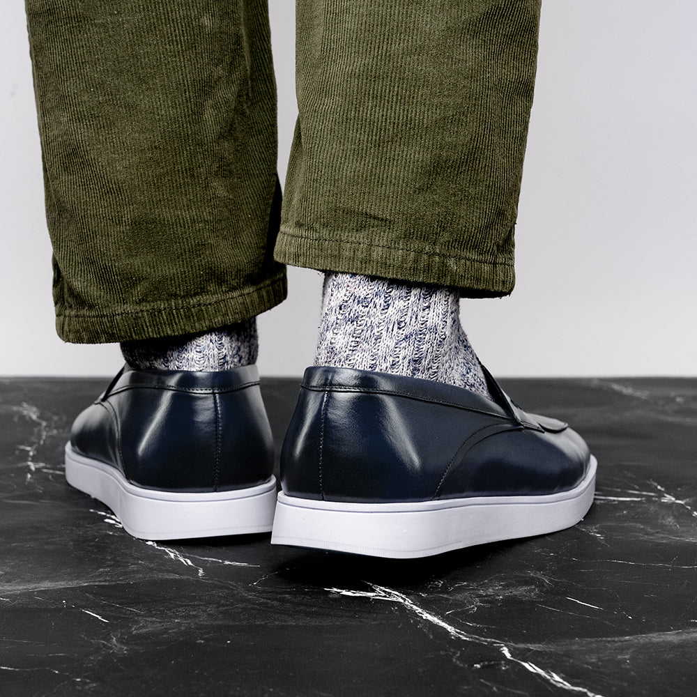 Belvedere Studio Maurizio Penny Loafer Hybrid Sneaker Navy