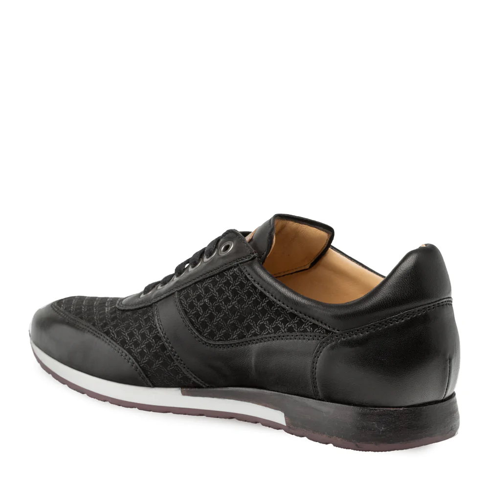 Mezlan Maxim Calfskin Sneakers Black 