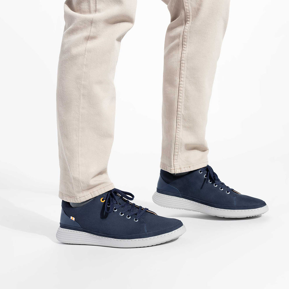 Samuel Hubbard Featherlight Fast Lace-Up Sneaker Navy