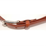 Bespoke-England Men's Leather Belt - Chestnut