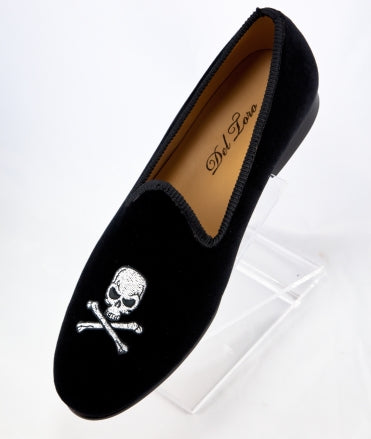 mens_skull_bones_velvet_shoes