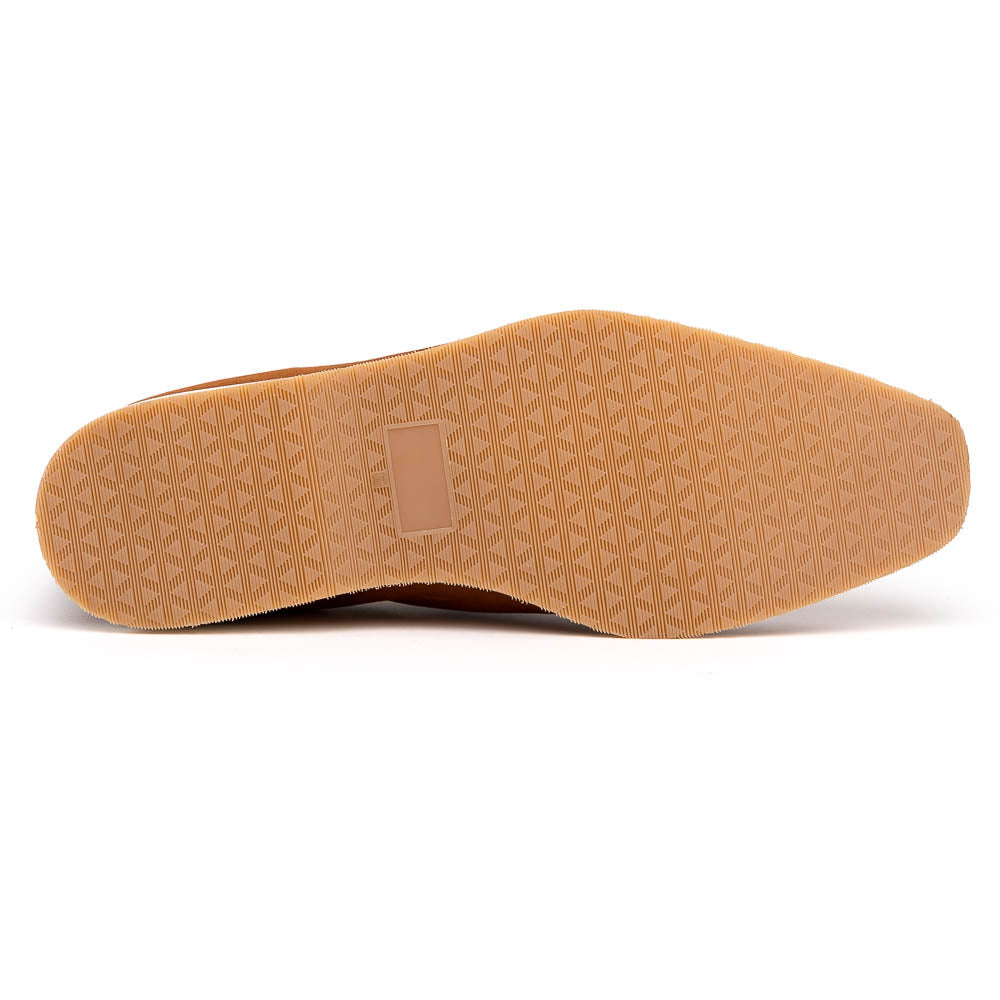 Zelli Meo 3 Suede & Crocodile Loafers Cognac (11-020-CGN)