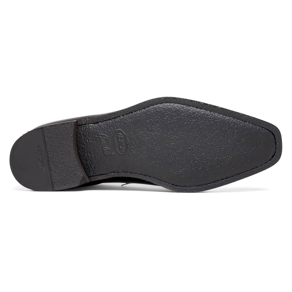 Zelli Meo Hand Burnished Loafers Black (15-703-BLK)