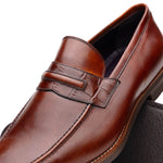 Zelli Meo Hand Burnished Loafers Cognac (15-703-CGN)
