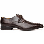 Marco Di Milano Merida Caiman & Lizard Derby Brown