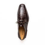 Marco Di Milano Merida Caiman & Lizard Derby Brown