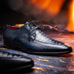 Marco Di Milano Merida Caiman & Lizard Derby Navy